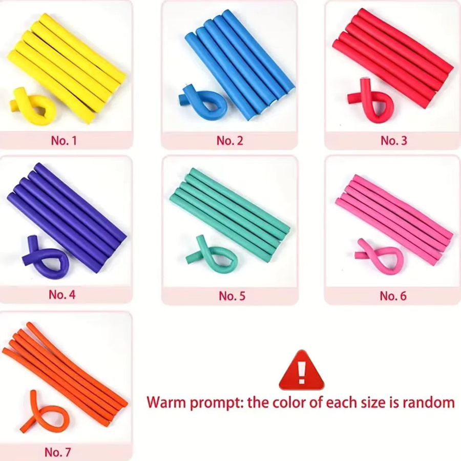 Beauty Salon Heatless Flexible Lockenwickler, 42er-Pack, Soft Foam - Bild 2