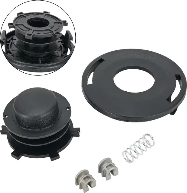 Professionals Trimmerkopf-Spulen-Set für Stihl 25–2 FS 44 55 80 83 85 90 100 110 120 130 200 in Schwarz - Bild 1