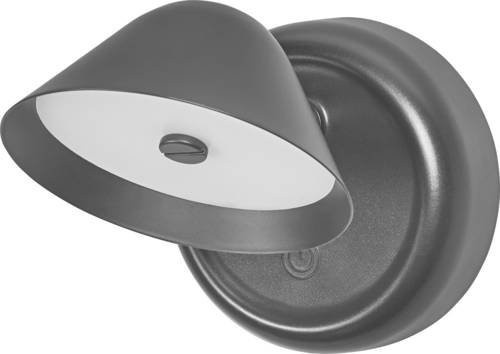 OSRAM HOMELIGHTING NIGHTLUX CONE Wandleuchte Schwarz mit USB-Anschluss, dimmbar und wiederaufladbar, Warmweiß - Bild 1