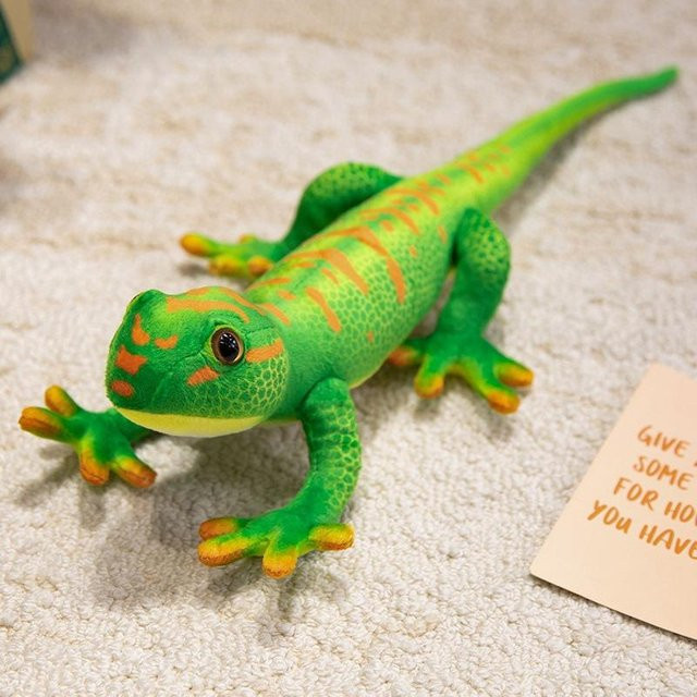 Bai Fen Bai dolls and toys Gecko grüne Plüschtier - Bild 1