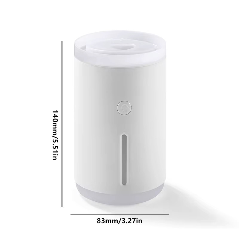TENGKESi Dynamischer Quallen-Luftbefeuchter mit Rauchring und Aroma-Diffusor, Weiß, 350 ml - Bild 5
