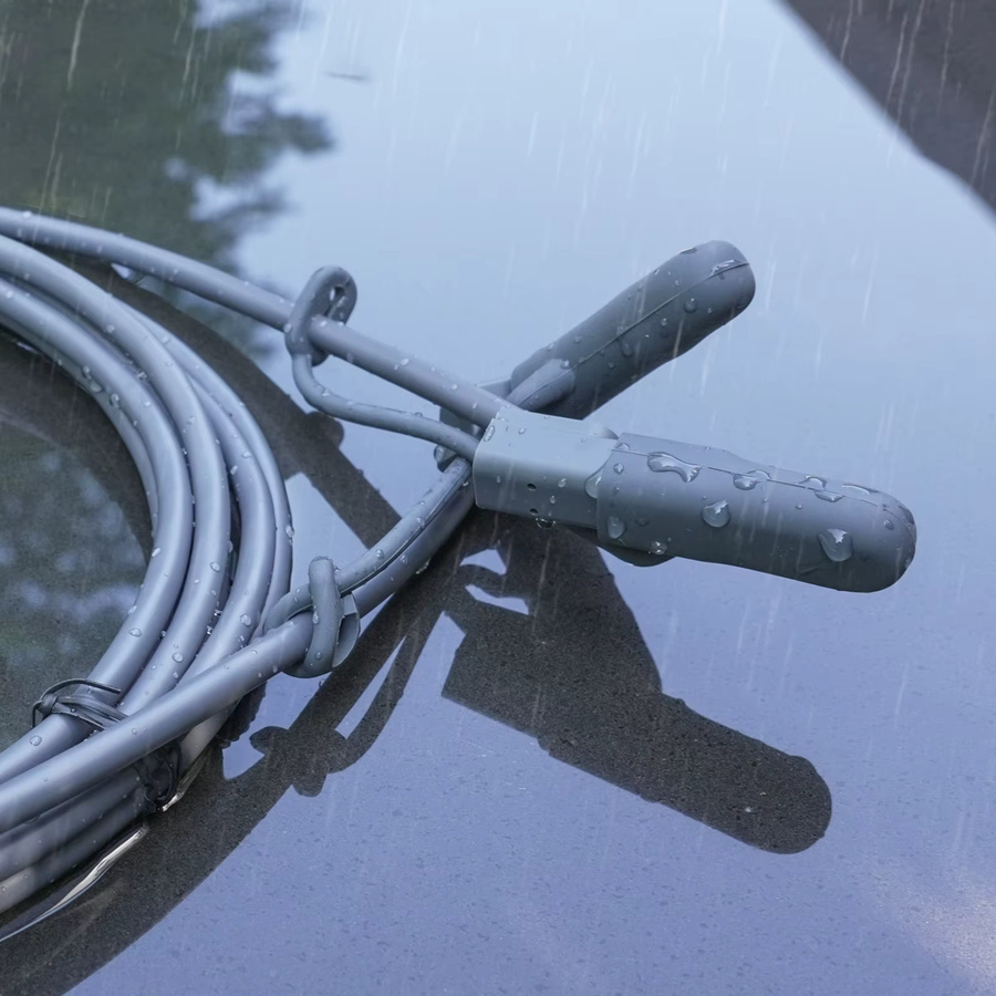 Fonken Starlink Kabelendkappen und Montagesatz aus Silikon in Grau, staubdichte Schutzhüllen für Starlink-Kabelstecker - Bild 5