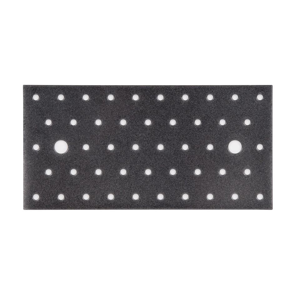 GAH Alberts Duravis Lochplatte Schwarzdiamant Duplexbeschichtet, Farbe: Schwarz, B/H/D: 200 x 100 x 2 mm - Bild 2