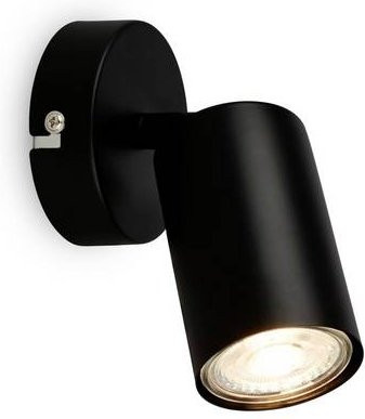 Briloner Wandleuchte TIB 2172015 aus Metall in Schwarz mit GU10 LED, verstellbar für Treppenhaus, Küche oder Wohnzimmer - Bild 1