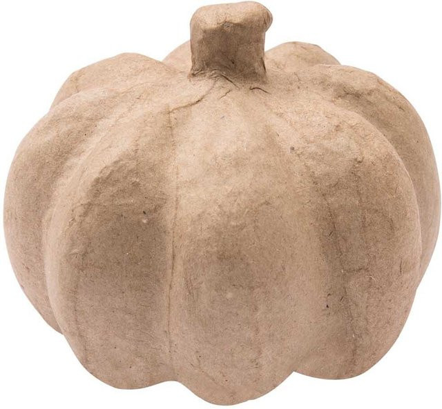 Rico Design Kürbis aus Pappmaché für Herbst und Halloween, Höhe: 12 cm, Breite: 7 cm - Bild 1