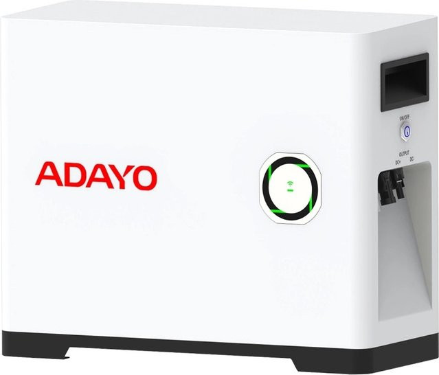 ADAYO DA802 Mikro-Energiespeicher-Balkonkraftwerk mit 2240 Wh Solarenergie-Speicherbatterie in Weiß, 2,4 G/5 G WLAN, Plug and Play - Bild 1
