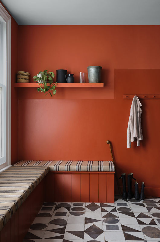 Paint & Paper Library Architects Matt Wandfarbe Caravan 453 in Rot-Orange, 5 l - Bild 2