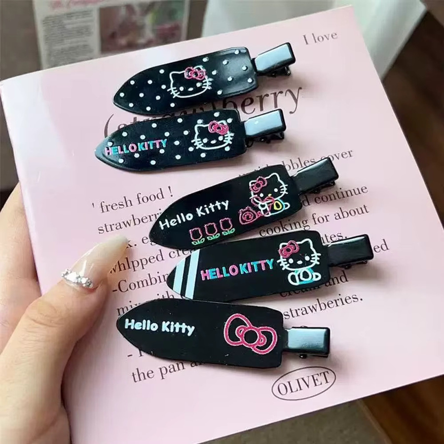 Sanrio Black Kitty Haarclips, 5 Stück, Kinder - Bild 6