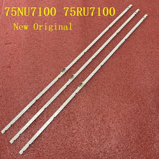 LED-Streifen für Samsung TV Modelle UN75NU6080F UE75RU7025 UE75RU7100 UE75NU7100 UN75NU7100 UN75NU6900 UA75RU7100 UA75RU7105 UA75RU7105R in Weiß - Bild 1