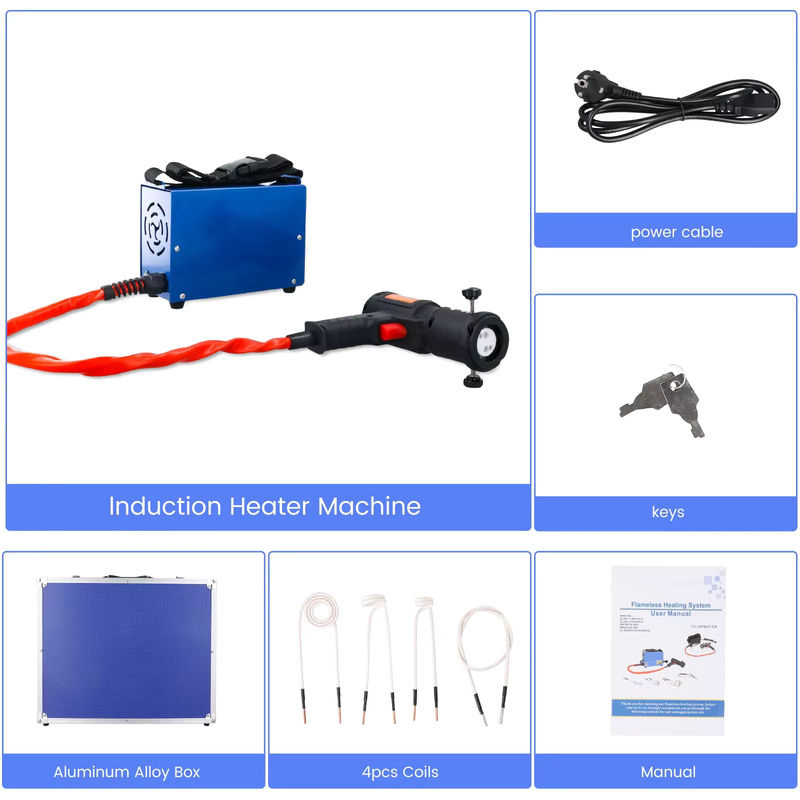 Podofo Magnetischer Induktionsheizer 1500 W Bolzenentferner und Reparaturwerkzeug zum Entfernen von rostigen Schrauben und Muttern - Bild 6