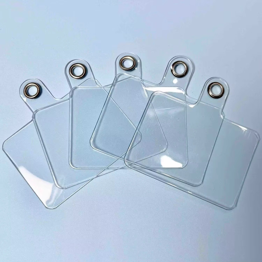 Xyun Universelles transparentes Handy Lanyard mit flexiblem Aufkleber-Strap und Clip - Bild 2