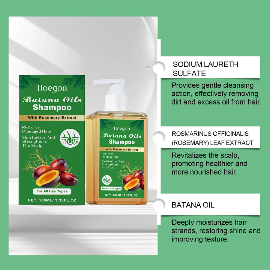 HOEGOA Batana Oil Shampoo, Unisex - Bild 2