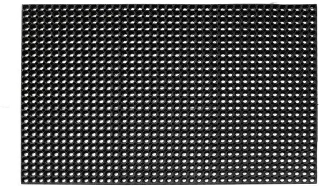 Lex XL Schmutzfangmatte in Schwarz, wetterfeste und rutschfeste Fußmatte aus PVC und Gummi, B/T: 120 x 80 cm, Höhe: 1 cm - Bild 1