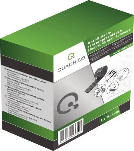 Quadrios Schrumpfschlauch ohne Kleber Schwarz 45mm x 22,50mm Schrumpfrate 2:1 1,6m - Bild 1