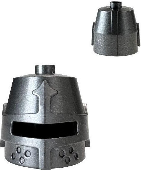 ixBricks Burg Kopfbedeckung Helm Konstruktionsbausteine 10-teiliges Set - Bild 1