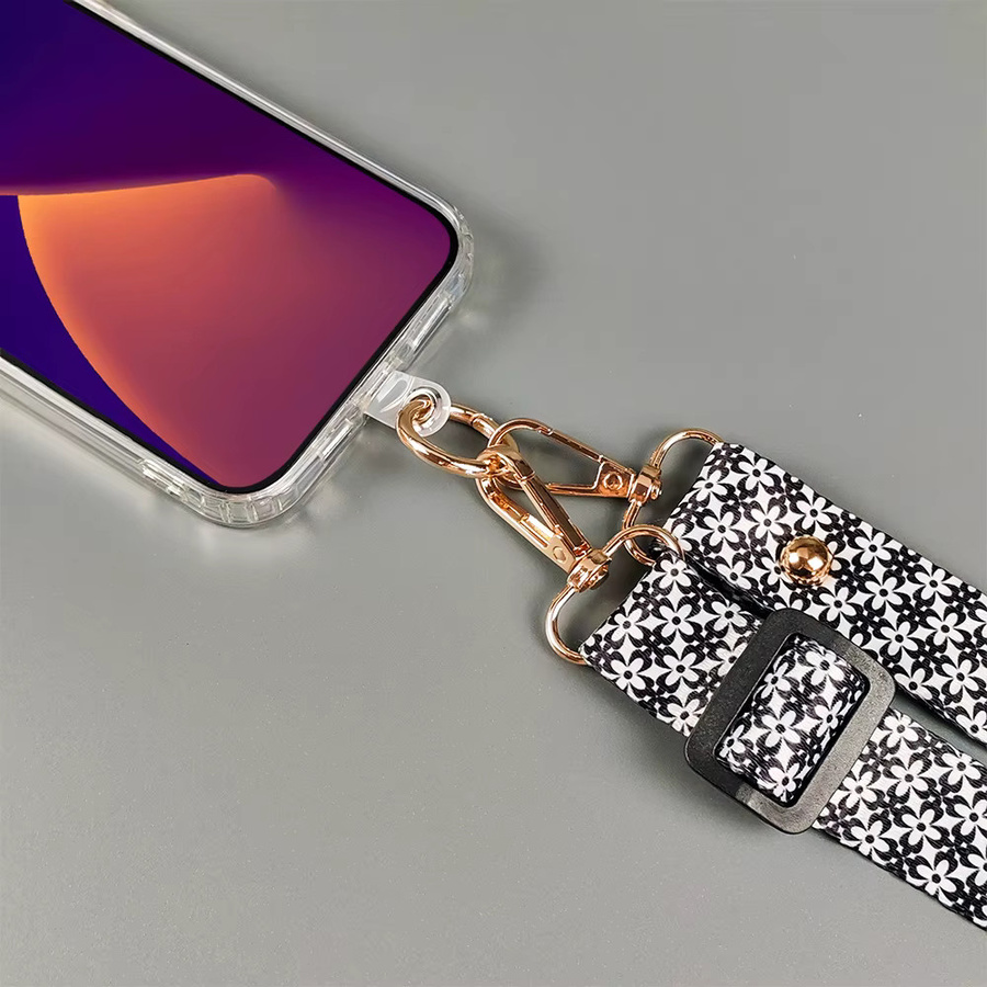 SZBRYTMAX Universal Crossbody Handy Lanyard in Rot mit verstellbarem Telefon Strap als Anti-Verlust Schnur für dein Smartphone - Bild 2