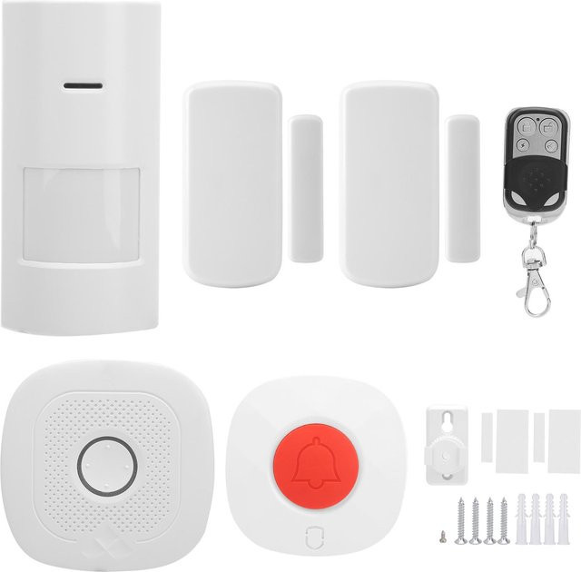 GoolRC Smart Infrarot Tür-Magnetsensor mit Fernbedienung und Tuya App-Steuerung, WiFi Türsensor Türklingel, Farbe: Weiß - Bild 1