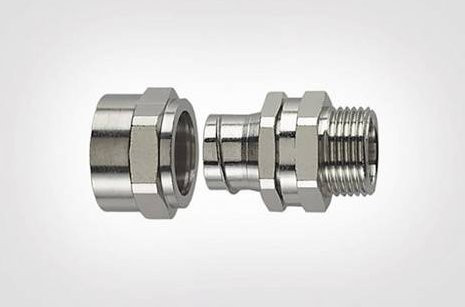 HellermannTyton Schlauchverschraubung aus Metall M40 Gerade in Silber - Bild 1