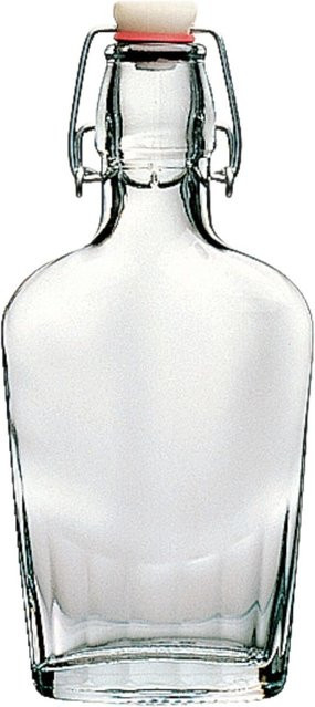 Bormioli Rocco Fiaschetta Glasflasche mit Bügelverschluss, transparent, 0,25 l, 30 Stück - Bild 1