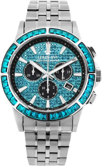 LOUIS XVI Chronograph, Edelstahl, Quarz, 43 mm, Herren - Bild 1