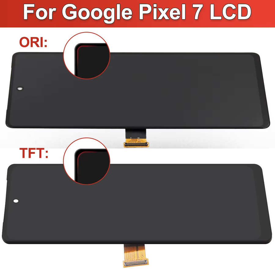 Google Pixel 7 Ersatz LCD-Display mit Touchscreen Digitizer-Baugruppe in Schwarz für GVU6C, GQML3, GO3Z5 - Bild 4