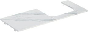 Geberit Waschtisch-Platte One Naturstein in Weiß/Marmor, B/T/H: 120 x 47 x 2 cm - Bild 1
