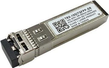 QNAP SFP+ Transceiver-Modul 10 GigE 10GBase-SR 850 nm in Silber (TRX-10GITSFPP-SR) - Bild 1