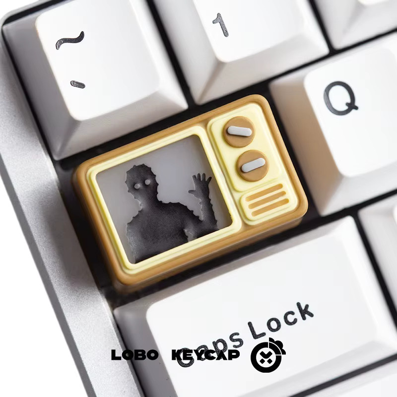 Ajazz Rusty Lake Translucent TV Keycap Horror Game Merchandise Transparentes Tastaturzubehör - Bild 4