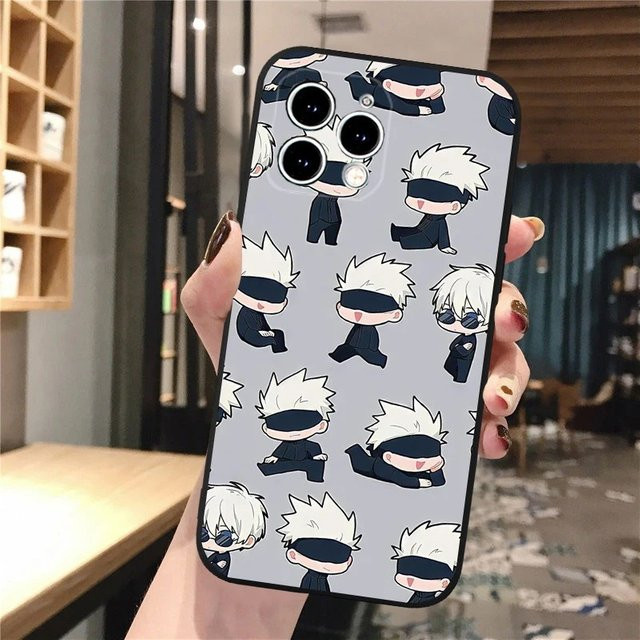 Silikon Handytasche Anime Jujutsu Line Satoru Gojo für Samsung Galaxy A12 A13 A14 A15 A16 A22 A32 A33 A52 A53 A54 A55 A56 A71 A72 A73 in Multicolour - Bild 1