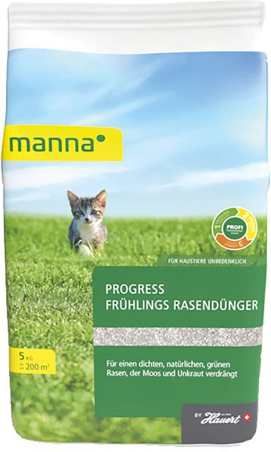 Manna Progress Frühlings Rasendünger mit NPK 24-5-5, 5 kg - Bild 1
