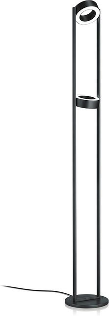 Knapstein Wega-S LED-Stehleuchte in Schwarz, dimmbar mit Up-Down-Lichtfunktion - Bild 1