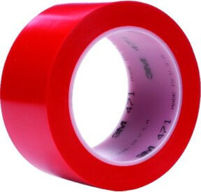 3M Weich-PVC-Klebeband 471 F in Rot, Breite: 25 mm, Länge: 33 m - Bild 1
