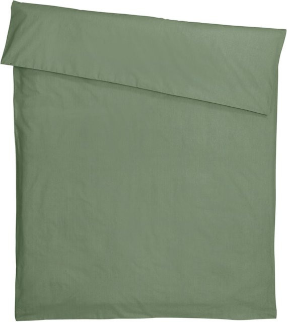 Bettbezug Siena von ERWIN M. in Khaki, Breite: 135 cm, Länge: 200 cm, aus Percale-Baumwollmischung - Bild 1