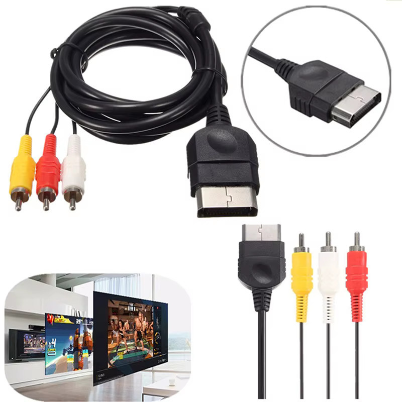RCA AV-Verlängerungskabel für Microsoft Xbox Konsole zur Audio-Video-Übertragung an TV und Monitor - Bild 3
