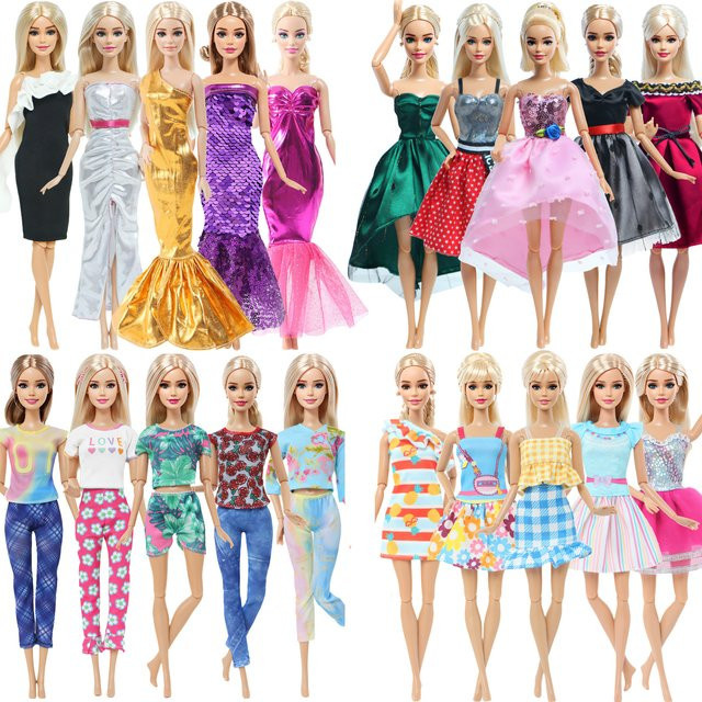 BJDBUS Puppen-Outfits, 5-teiliges Set, Puppenhaus-Zubehör - Bild 1