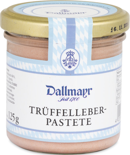 Dallmayr Delikatessen Trüffelleberpastete 125 g - Bild 1