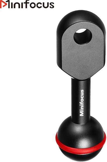MINIFOCUS Kugel-zu-Y-Kopf Clip Adapter für Unterwasser-Taschenlampen und Kamera-Beleuchtungssysteme, Schwarz - Bild 1