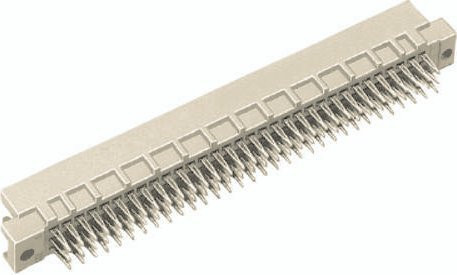 HARTING Messerleiste 09731966904 aus Messing in Grau mit 3 Reihen - Bild 1