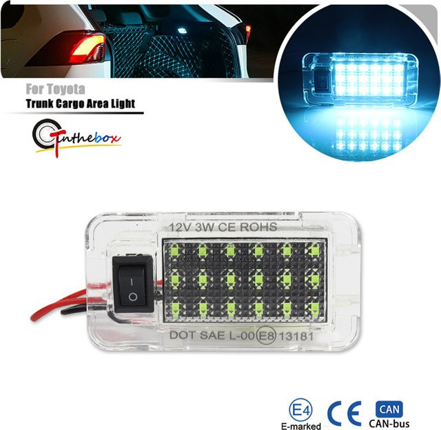 Gtinthebox LED Kofferraumbeleuchtung 12V für Toyota RAV4 Prius Sienna Alphard Yaris Prime Harrier Venza - Bild 1