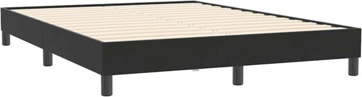 Modernes Boxspringbett ohne Matratze von vidaxl in Schwarz, B/T/H: 160 x 210 cm - Bild 1
