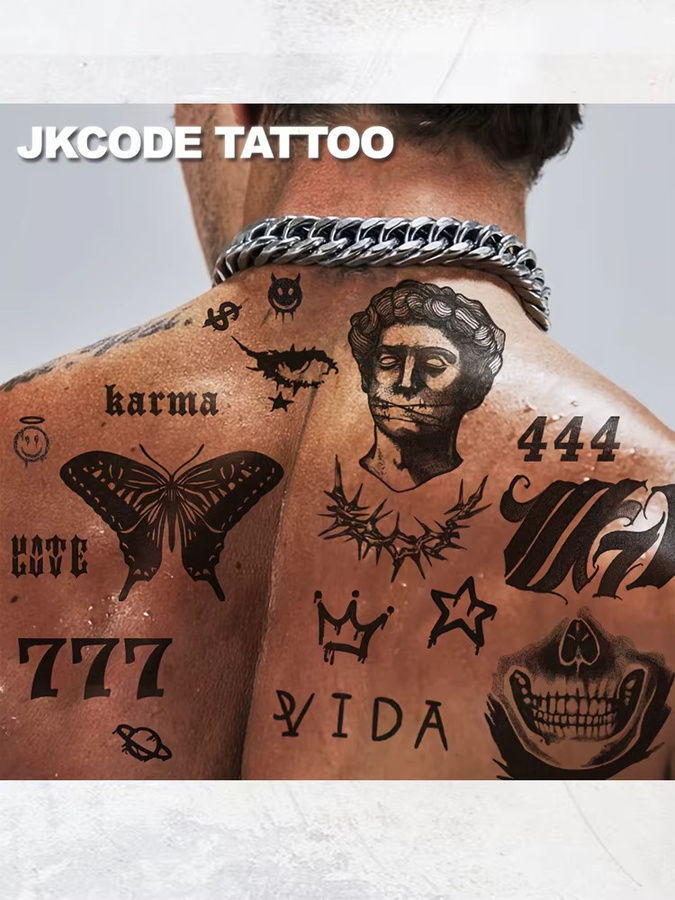 JKCODE TATTOO Tattoo-Set, 10-teilig, Herren - Bild 5