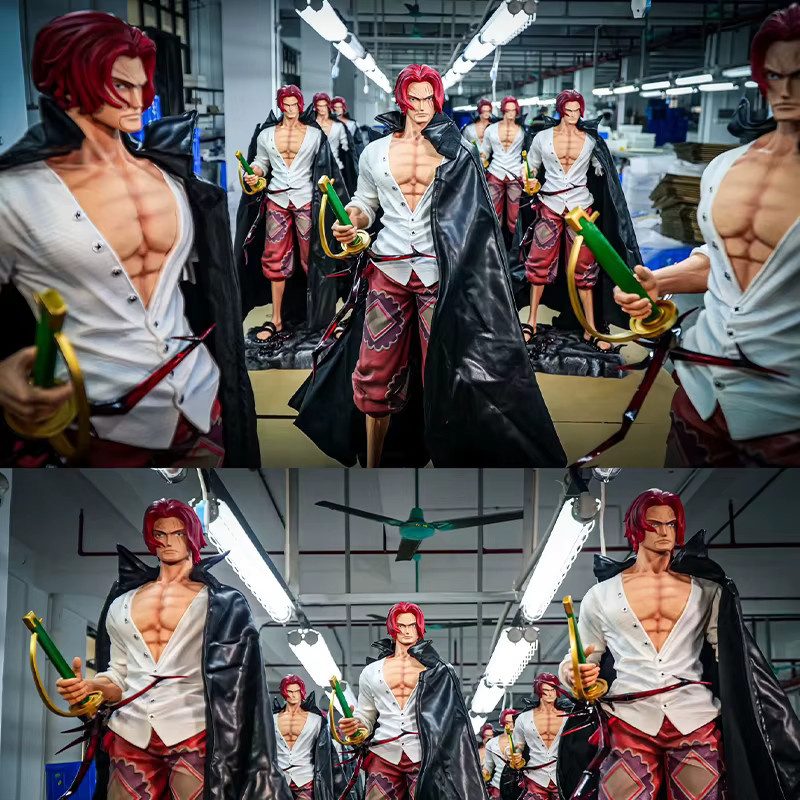 Bandai One Piece Feidian Red Hair Shanks Gk Große Figur, 67cm - Bild 4