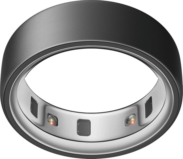 Oura Ring 4, Titan, Grau, Größe 6, Unisex - Bild 1