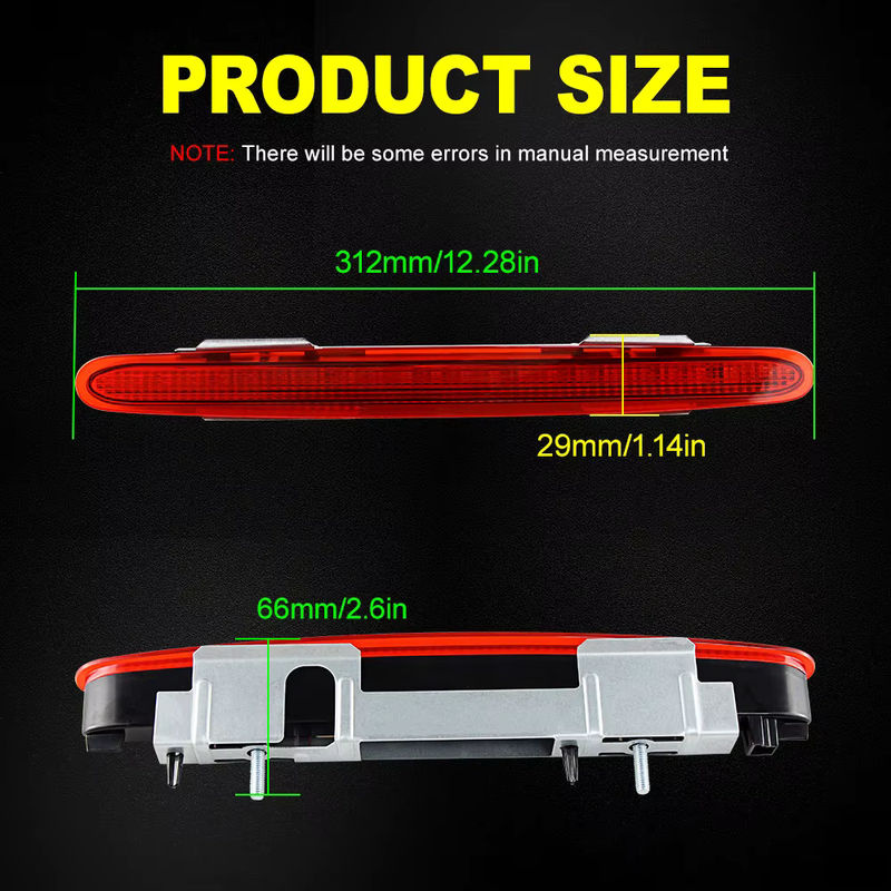 APMATAUTO LED Dritte Bremsleuchte für Mercedes-Benz SL-Klasse R230 (2001–2012), geräuchert, Schwarz-Rot - Bild 4