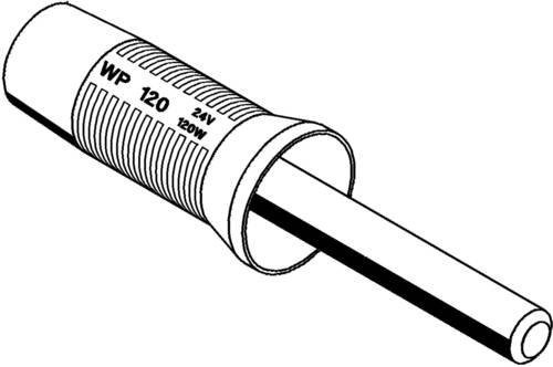 Weller WP 120 Spitzenhülse in Keilform, Farbe Silber, Größe 0,8 mm, 1 Stück - Bild 1