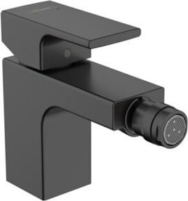 Hansgrohe Vernis Shape Bidet-Einhebelmischer mit Zugstangen-Ablaufgarnitur in Mattschwarz - Bild 1