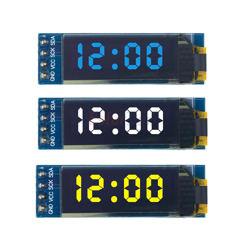 Estardyn OLED-Modul 0,91 Zoll 128x32 Display mit IIC I2C Schnittstelle in Weiß/Blau - Bild 4