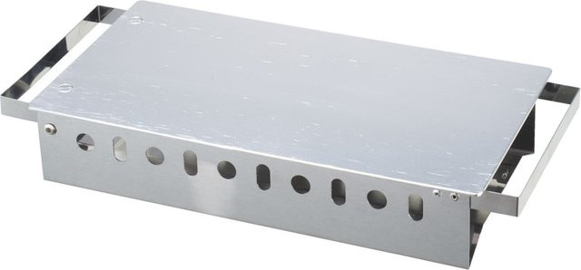 PULSIVA Warmhaltplatte Polso in Silber, B/T/H: 17,5 x 38,5 x 6 cm - Bild 1
