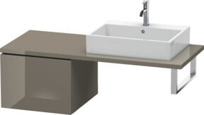 Duravit Unterschrank L-Cube Wandmontage, Farbe Hochglanz Flieder, B: 52 cm, H: 40 cm, T: 54,7 cm - Bild 1