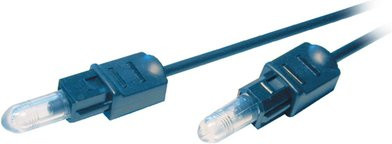 Vivanco Toslink Lichtleiterverbindung Optical Kabel in Blau, Länge: 1,5 m - Bild 1